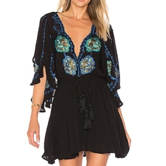 Free People Dresses & Skirts - Free People Cora Embroidered Mini Dress